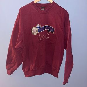 Burgundy‎ Golf Sweatshirt - "Ledgestone"